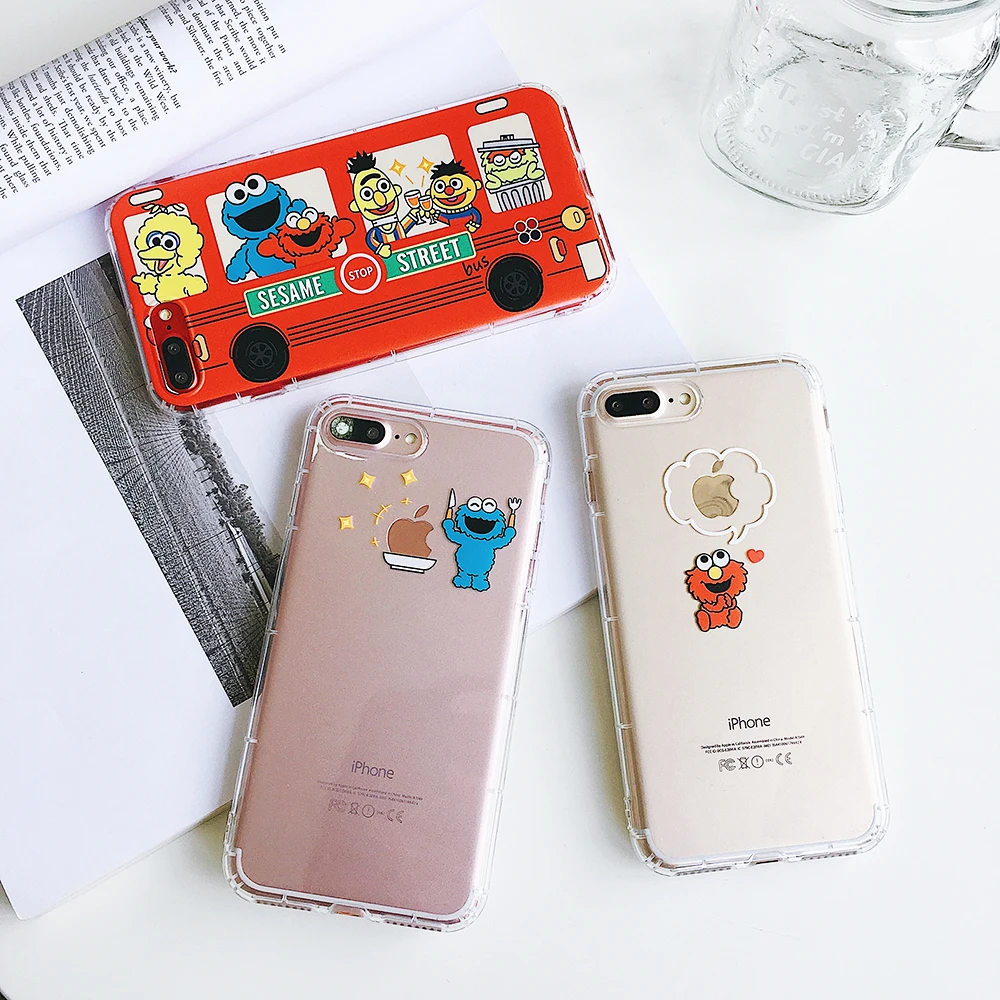 Anime Funny Sesame Street simple Transparent cover case For iPhone 8 7 6 6s Plus X XR Xs Max Thin Slim Fit TPU phone back Shell
Anime Funny Sesame Street simple Transparent cover case For iPhone 8 7 6 6s Plus X XR Xs Max Thin Slim Fit TPU phone back Shell