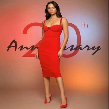 2019 New Arrivals Red Black Dress Spaghetti Strap Zipper Bandage Dress Solid Sexy Strapless Bodycon Lady Formal Party Vestidos
2019 New Arrivals Red Black Dress Spaghetti Strap Zipper Bandage Dress Solid Sexy Strapless Bodycon Lady Formal Party Vestidos