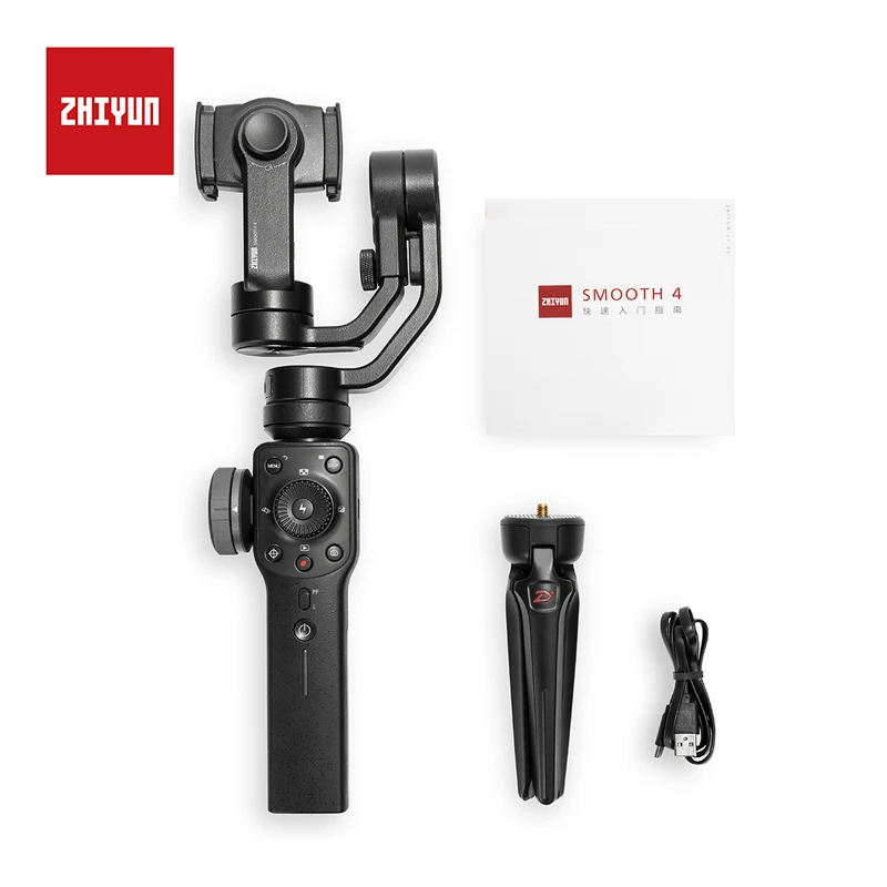 Zhiyun Smooth 4 Handheld 3-Axis Zoom Capability Handheld Gimbal Stabilizer for iPhone 6 7 8 X Samsung S9 Huawei P10 Mi 6 Vivo
Zhiyun Smooth 4 Handheld 3-Axis Zoom Capability Handheld Gimbal Stabilizer for iPhone 6 7 8 X Samsung S9 Huawei P10 Mi 6 Vivo