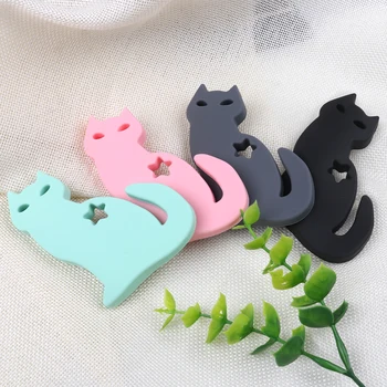 1PC Cute Cat Teether Food Grade Silicone Baby Nursing Chew Toy BPA Free Teething Necklace Pendant Gift
1PC Cute Cat Teether Food Grade Silicone Baby Nursing Chew Toy BPA Free Teething Necklace Pendant Gift