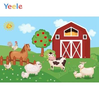 Yeele Sun Sky Cloud Farm House Animals Grassland Baby Photography Backgrounds Customized Photographic Backdrops for Photo Studio
Yeele Sun Sky Cloud Farm House Animals Grassland Baby Photography Backgrounds Customized Photographic Backdrops for Photo Studio