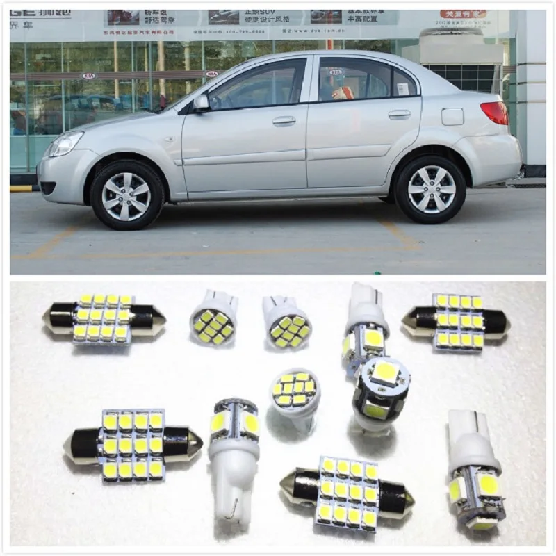 11 set White LED Lights Interior Package 10 & 31mm Map Dome For Kia Rio Forte Optima Sportage Soul Sorento Rondo 2001-2019
11 set White LED Lights Interior Package 10 & 31mm Map Dome For Kia Rio Forte Optima Sportage Soul Sorento Rondo 2001-2019