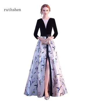 ruthshen 2018 Long A Line Prom Dresses Scoop Neck Luxury Formal Beautiful Dresses For Party Vestido De Festa With 3/4 Sleeves
ruthshen 2018 Long A Line Prom Dresses Scoop Neck Luxury Formal Beautiful Dresses For Party Vestido De Festa With 3/4 Sleeves
