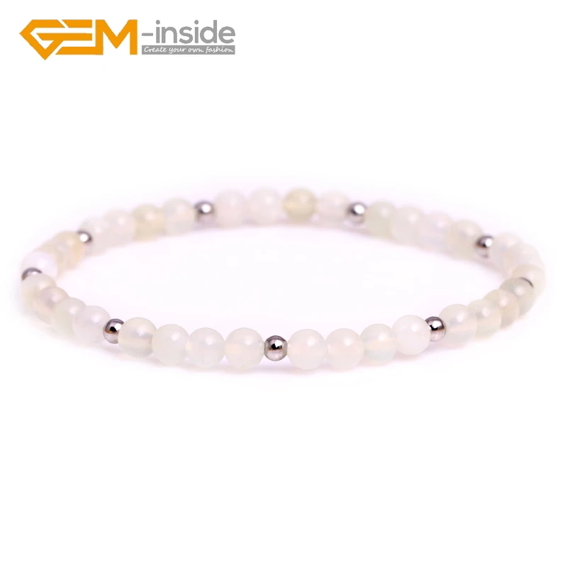 Bracelet: Simple 4mm Natural Huashow Jades Gem stone Bead Elastic Bracelet Jewelry for Women Girl 7.5 Inches Free Shipping!!
Bracelet: Simple 4mm Natural Huashow Jades Gem stone Bead Elastic Bracelet Jewelry for Women Girl 7.5 Inches Free Shipping!!