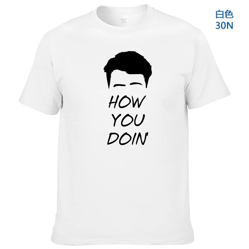 How You Doin T Shirt Men Joey Pet Phrase Design Tops 100% Cotton Casual Tee Comfortable High Quality Friends T-shirt
How You Doin T Shirt Men Joey Pet Phrase Design Tops 100% Cotton Casual Tee Comfortable High Quality Friends T-shirt