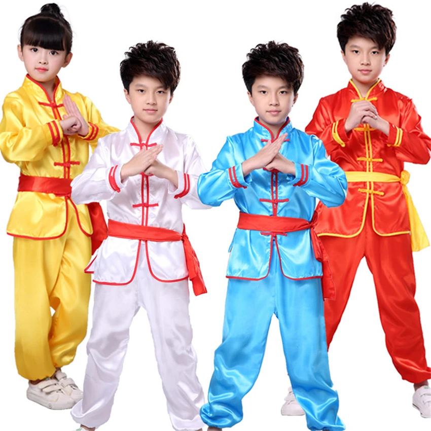 Kids 100-170cm Chinese Traditional Kung Fu Uniforms Short&Full Tai Chi Wu Shu Costumes Children Stage Performance Clothes
Kids 100-170cm Chinese Traditional Kung Fu Uniforms Short&Full Tai Chi Wu Shu Costumes Children Stage Performance Clothes