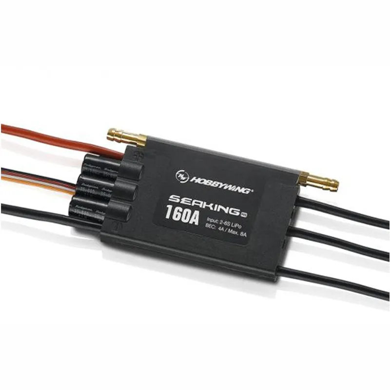 Hobbywing Seaking PRO 160A Waterproof Brushless ESC Speed Controller for RC Racing Boat
Hobbywing Seaking PRO 160A Waterproof Brushless ESC Speed Controller for RC Racing Boat