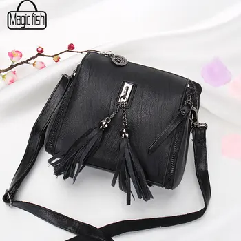 Women's Messenger Zippers Solid Color Bag Shoulder Flap Tassels Chain Bag A9978/L
Women's Messenger Zippers Solid Color Bag Shoulder Flap Tassels Chain Bag A9978/L