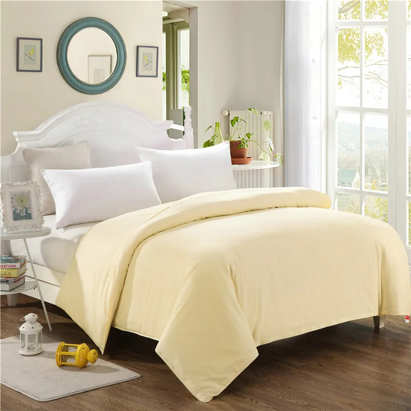 Beige Solid Color Bedding Set Home Textile Sided Duvet Cover 100% Cotton Bed Comforter Cover 180X220cm 200X230cm 220X240CM Size
Beige Solid Color Bedding Set Home Textile Sided Duvet Cover 100% Cotton Bed Comforter Cover 180X220cm 200X230cm 220X240CM Size