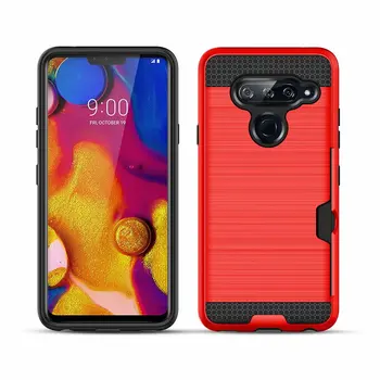 50pcs/lot Wire drawing Card TPU+PC plastic cell phone cover case for LG G6 V30 V40 housing back cover case shell 
50pcs/lot Wire drawing Card TPU+PC plastic cell phone cover case for LG G6 V30 V40 housing back cover case shell
