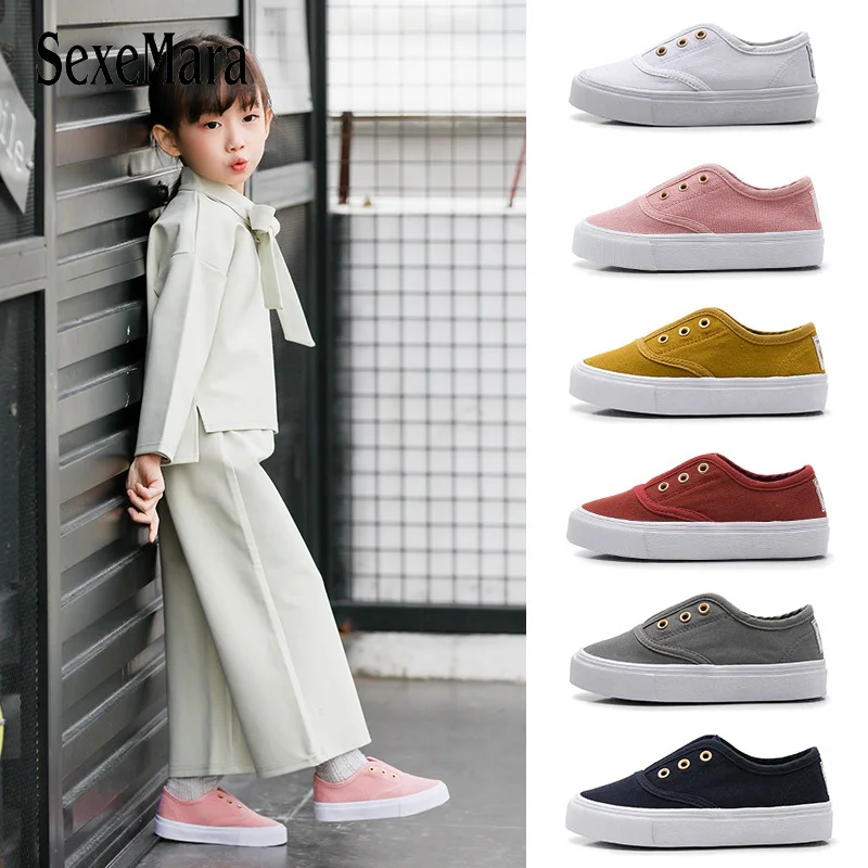 Student School Shoes Canvas Boy Sneakers Summer Flat Shoe 2018 Candy Color Kids Footwear Slip On Children Shoes for Girls C01272
Student School Shoes Canvas Boy Sneakers Summer Flat Shoe 2018 Candy Color Kids Footwear Slip On Children Shoes for Girls C01272