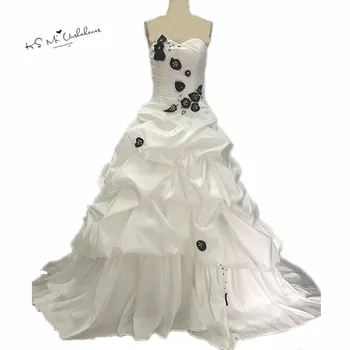 Black and White Wedding Dress 2017 Lace Robe de Mariage Ball Gown Bride Dresses Vintage Wedding Gowns Turkey Abiti Da Sposa
Black and White Wedding Dress 2017 Lace Robe de Mariage Ball Gown Bride Dresses Vintage Wedding Gowns Turkey Abiti Da Sposa