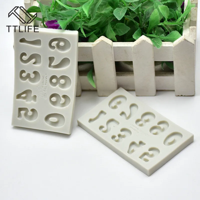 TTLIFE Number Silicone mold fondant mold cake decorating tools chocolate gumpaste mold baking tools cookie stencil tools
TTLIFE Number Silicone mold fondant mold cake decorating tools chocolate gumpaste mold baking tools cookie stencil tools