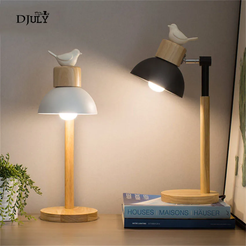 nordic wood elegant bird table lamp Minimalism home deco bedroom bedside lamp children room study led table light birthday gift
nordic wood elegant bird table lamp Minimalism home deco bedroom bedside lamp children room study led table light birthday gift