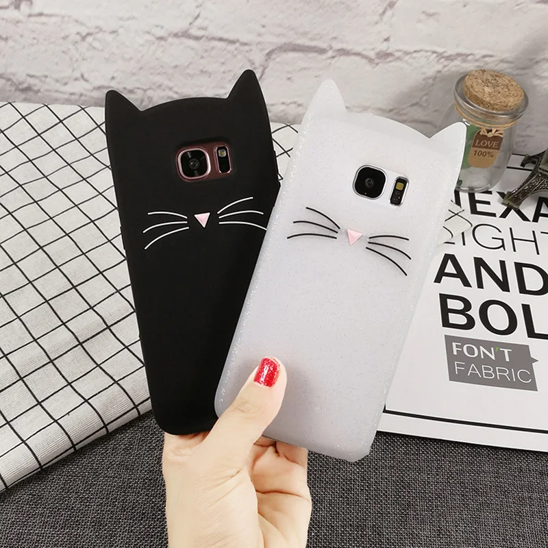 3D Cute Cartoon Cat Soft Silicone Phone Case Cover For Samsung S4 S5 S6 S6 S7 / edge S8 S8+ J510 J710 J2 J5 J7 / Prime G530
3D Cute Cartoon Cat Soft Silicone Phone Case Cover For Samsung S4 S5 S6 S6 S7 / edge S8 S8+ J510 J710 J2 J5 J7 / Prime G530