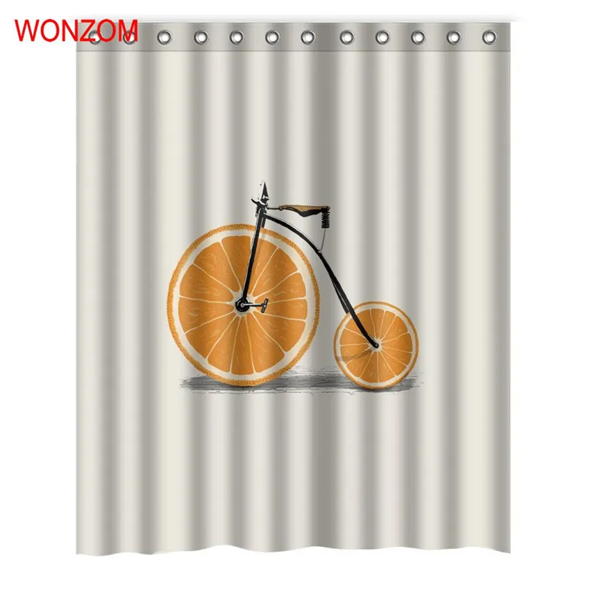 WONZOM Orange Watermelon Rose Milk Shower Curtains with 12 Hooks For Bathroom Decor Modern 3D Polyester Bath Waterproof Curtain
WONZOM Orange Watermelon Rose Milk Shower Curtains with 12 Hooks For Bathroom Decor Modern 3D Polyester Bath Waterproof Curtain