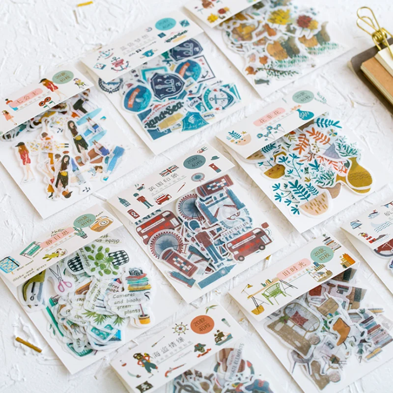 40 pcs/Bag Plants Nautical icon paper sticker kids toy luggage stickers DIY decoration for laptop phone bicycle skateboard
40 pcs/Bag Plants Nautical icon paper sticker kids toy luggage stickers DIY decoration for laptop phone bicycle skateboard