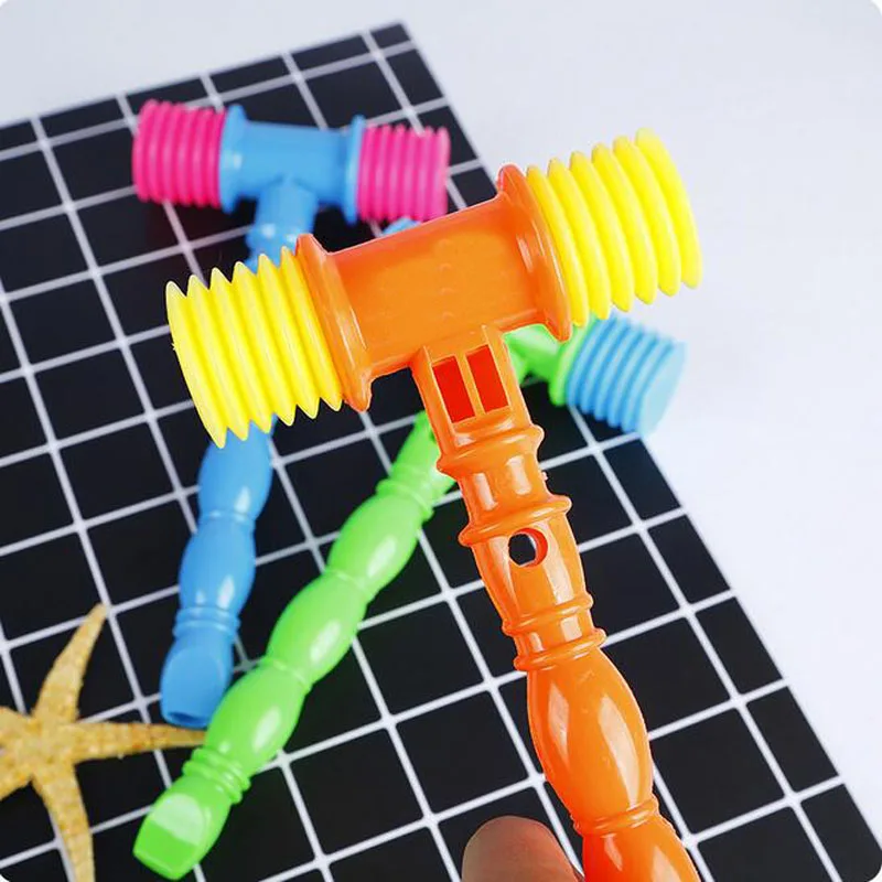 1pc Small Musical Instrument Interact Games Educational Toys for Kids Plastic Vocal Knocking Hammer Infant Playing Whistles Gift
1pc Small Musical Instrument Interact Games Educational Toys for Kids Plastic Vocal Knocking Hammer Infant Playing Whistles Gift