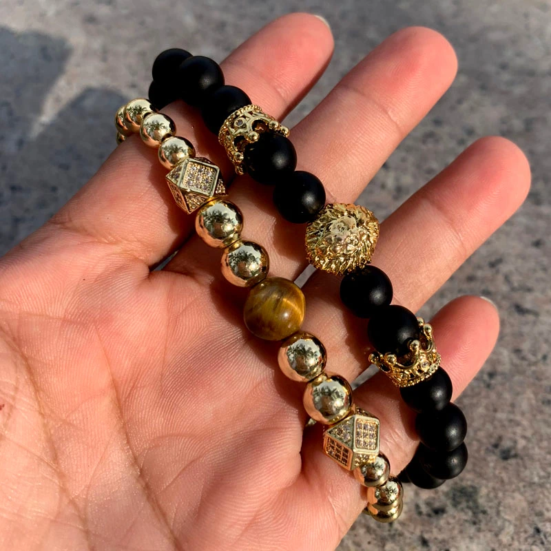 2019 Classic Lion Charm Bracelet Men Pave Cubic Zirconia Trendy Crown Strand Bracelet For Men Adjustable Jewelry Gift
2019 Classic Lion Charm Bracelet Men Pave Cubic Zirconia Trendy Crown Strand Bracelet For Men Adjustable Jewelry Gift