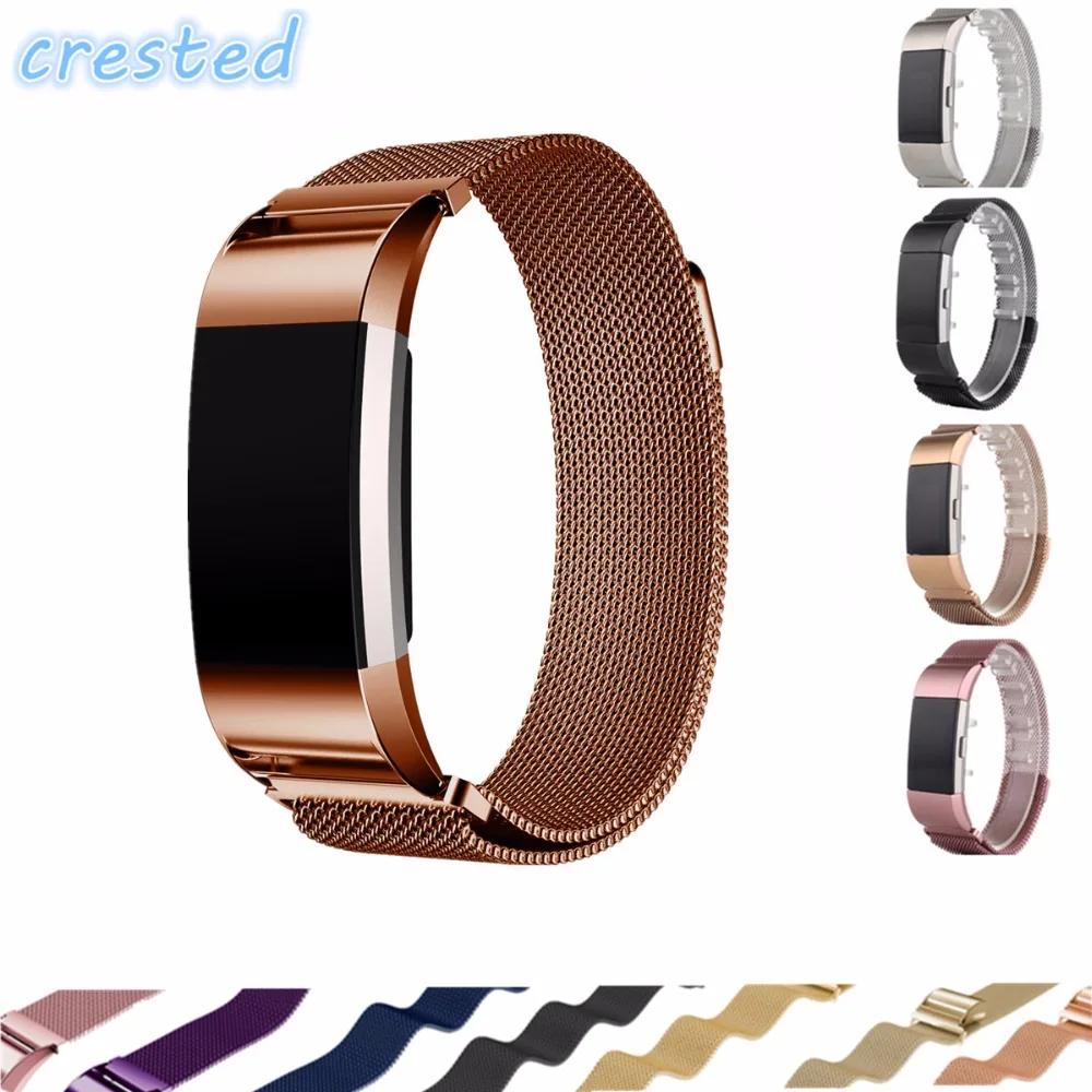 Milanese Loop for Fitbit Charge 2 band Stainless Steel Bracelet wrist strap metal watch belt replacement band for Fitbit Charge2
Milanese Loop for Fitbit Charge 2 band Stainless Steel Bracelet wrist strap metal watch belt replacement band for Fitbit Charge2