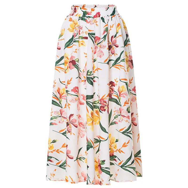 IOLPR Fashion Bohemia Print Maxi Long Skirt Women 2019 Elastic High Waist Kawaii Female Elegant Pleated A-line Beach skirt black
IOLPR Fashion Bohemia Print Maxi Long Skirt Women 2019 Elastic High Waist Kawaii Female Elegant Pleated A-line Beach skirt black