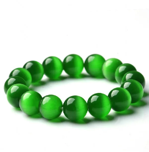 Natural Green Opal Stone Balls Bracelet & Bangle Ladies Brief Single Layer Beads Rosary Wristband Hand Chain For Women
Natural Green Opal Stone Balls Bracelet & Bangle Ladies Brief Single Layer Beads Rosary Wristband Hand Chain For Women