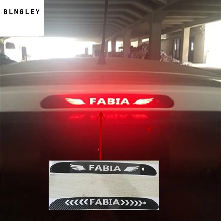 1PC carbon fiber car stickers of High mounted stop lamp High brake lights for 2008-2014 skoda Fabia
1PC carbon fiber car stickers of High mounted stop lamp High brake lights for 2008-2014 skoda Fabia