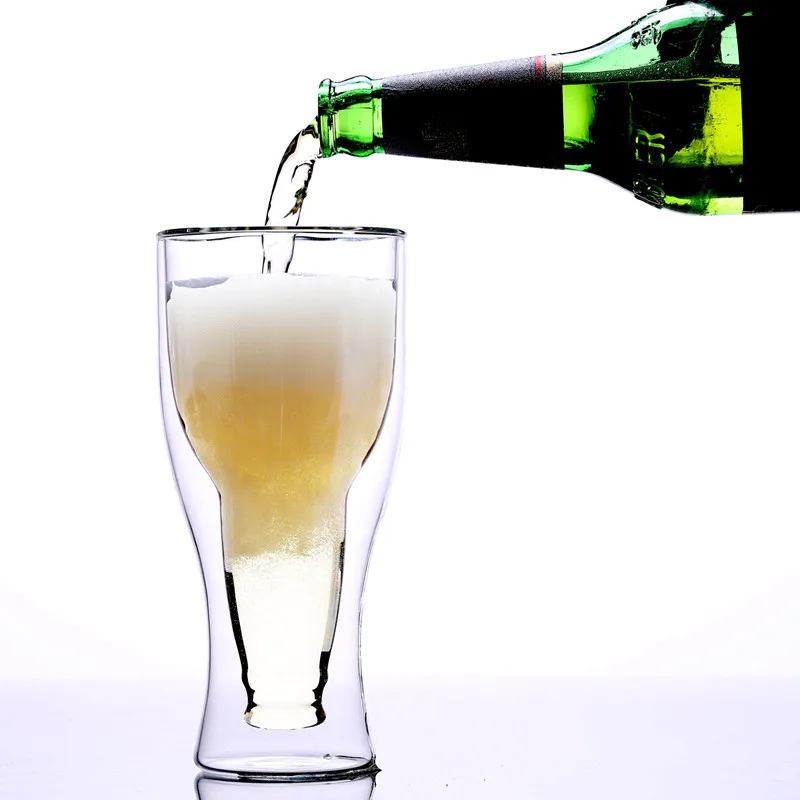 Beer Bottle Pattern Lead-free Double Wall Handmade Glass Heat Resistant Whisky Drink Cup Insulated Glass Tea Coffee Drinkware
Beer Bottle Pattern Lead-free Double Wall Handmade Glass Heat Resistant Whisky Drink Cup Insulated Glass Tea Coffee Drinkware