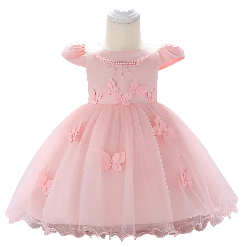 New Baby Wash Dress Fly Sleeve Butterfly Nail Mesh Baby Princess Children Dress Kids Party for Girl Clothes for Evening Wedding
New Baby Wash Dress Fly Sleeve Butterfly Nail Mesh Baby Princess Children Dress Kids Party for Girl Clothes for Evening Wedding