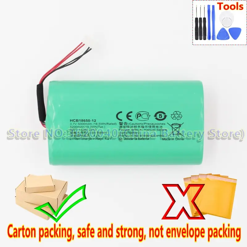 GND 5000mAh/19.3Wh HCB18650-12 Replacement Battery For huawei E5730 E5730s E5730s-2 Hotspot Li-ion bateria Li-Polymer Batterie
GND 5000mAh/19.3Wh HCB18650-12 Replacement Battery For huawei E5730 E5730s E5730s-2 Hotspot Li-ion bateria Li-Polymer Batterie