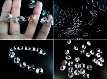 New Top Quality14MM Clear Crystal Glass Beaded And 11MM Metal Coupling Ring For Wedding Party Chandelier Lamp Chain Decoration
New Top Quality14MM Clear Crystal Glass Beaded And 11MM Metal Coupling Ring For Wedding Party Chandelier Lamp Chain Decoration