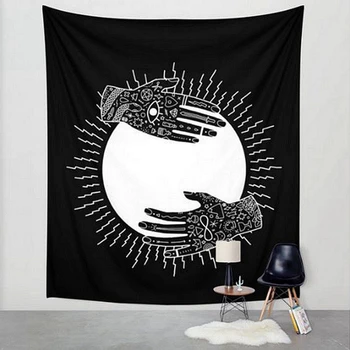 Tapestry Tarot Wall Hanging Mandala Boho Beach Towel Cloth Polyester Yoga Scarf Mat black Tapestry for Bedroom Home Decor
Tapestry Tarot Wall Hanging Mandala Boho Beach Towel Cloth Polyester Yoga Scarf Mat black Tapestry for Bedroom Home Decor