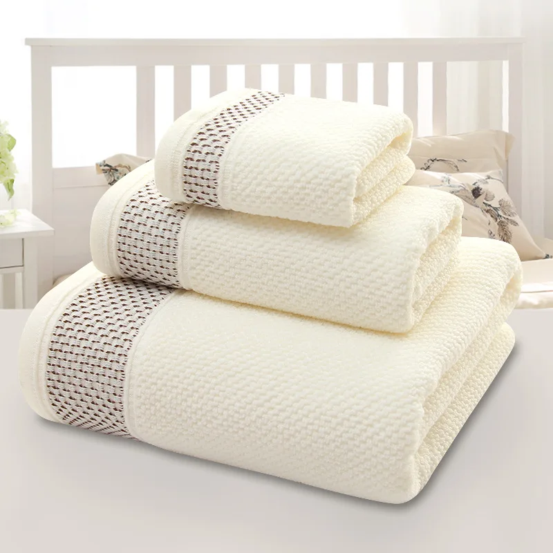 100% Cotton Embroidered 3 pcs Towel Set for Adults Home 1pc*70*140cm Bath Towel 2pcs*34*76cm Face Hand Towels
100% Cotton Embroidered 3 pcs Towel Set for Adults Home 1pc*70*140cm Bath Towel 2pcs*34*76cm Face Hand Towels