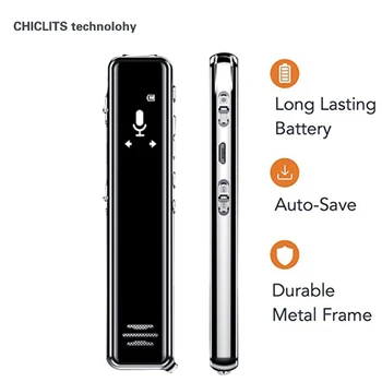 Portable 4G 8G Smart voice recorder OLED Screen Digital Audio Voice Recorder Noise Reduction Long Distance HD Recording Pen
Portable 4G 8G Smart voice recorder OLED Screen Digital Audio Voice Recorder Noise Reduction Long Distance HD Recording Pen