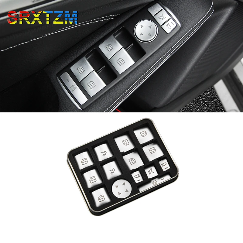 SRXTZM For Mercedes Benz W204 A B C E GLA CLA GLK GLE class W204 W212 Car Window Glasses Lift Button Cover Switch Stickers Trim
SRXTZM For Mercedes Benz W204 A B C E GLA CLA GLK GLE class W204 W212 Car Window Glasses Lift Button Cover Switch Stickers Trim