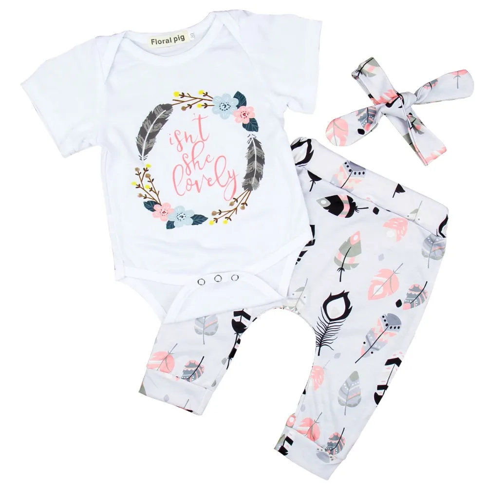 Puseky 2019 3Pcs Newborn Infant Baby Clothes Set Girl's Bodysuit +Pants Leggings+Headband Baby Girl Clothes Outfits Clothes
Puseky 2019 3Pcs Newborn Infant Baby Clothes Set Girl's Bodysuit +Pants Leggings+Headband Baby Girl Clothes Outfits Clothes
