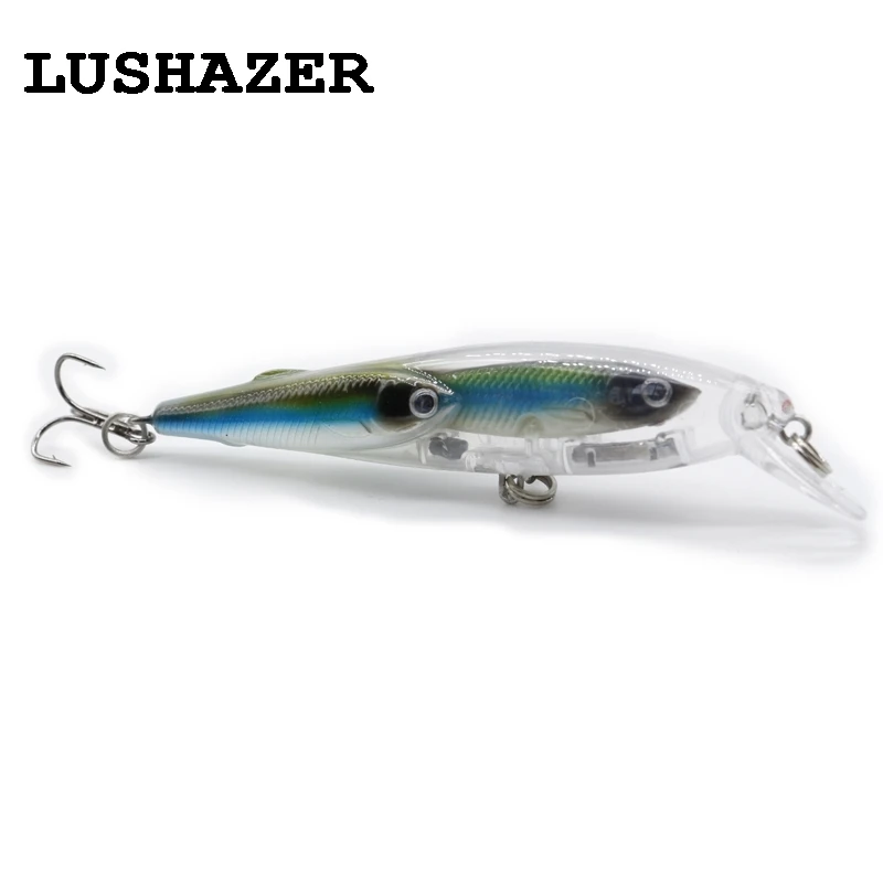 LUSHAZER Minnow Fishing lure 10g 100mm fishing bait wobblers isca artificial crankbait baits China carp hard | Спорт и развлечения