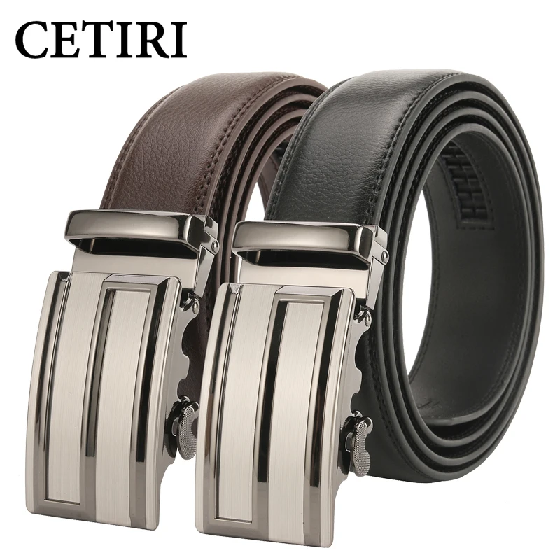 CETIRI men's belt s logo ratchet belt automatic buckle designer belts top cow genuine leather belts for men ceinture homme 120cm
CETIRI men's belt s logo ratchet belt automatic buckle designer belts top cow genuine leather belts for men ceinture homme 120cm