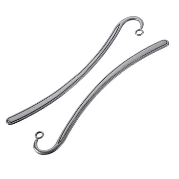 5 Pcs Silver Tone Blank Bookmarks 12.5cm 
5 Pcs Silver Tone Blank Bookmarks 12.5cm