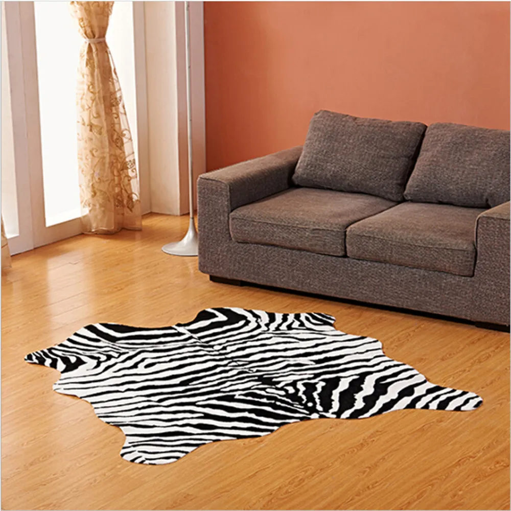 140*160cm Zebra/Cow Goat Printed Carpet Velvet Imitation Leather Rugs Cowhide Animal Skins Natural Shape Carpets Decoration Mats
140*160cm Zebra/Cow Goat Printed Carpet Velvet Imitation Leather Rugs Cowhide Animal Skins Natural Shape Carpets Decoration Mats