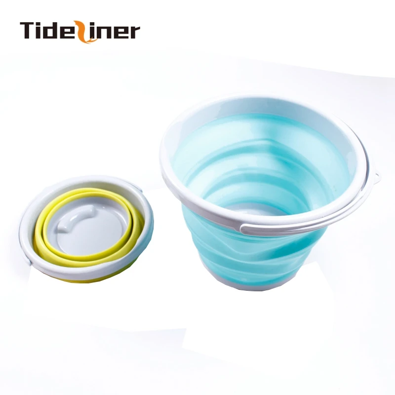 Tideliner Strong EVA Fishing Bucket 5L 10L Top Quality Silicone Folding Retractable Thicken Water Bucket Fishing Tackle
Tideliner Strong EVA Fishing Bucket 5L 10L Top Quality Silicone Folding Retractable Thicken Water Bucket Fishing Tackle