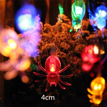 1.2M 10LED Spider String Lights For Halloween Party Decor Halloween String Light Multicolor Home Garden Decor Lamp Drop Ship
1.2M 10LED Spider String Lights For Halloween Party Decor Halloween String Light Multicolor Home Garden Decor Lamp Drop Ship