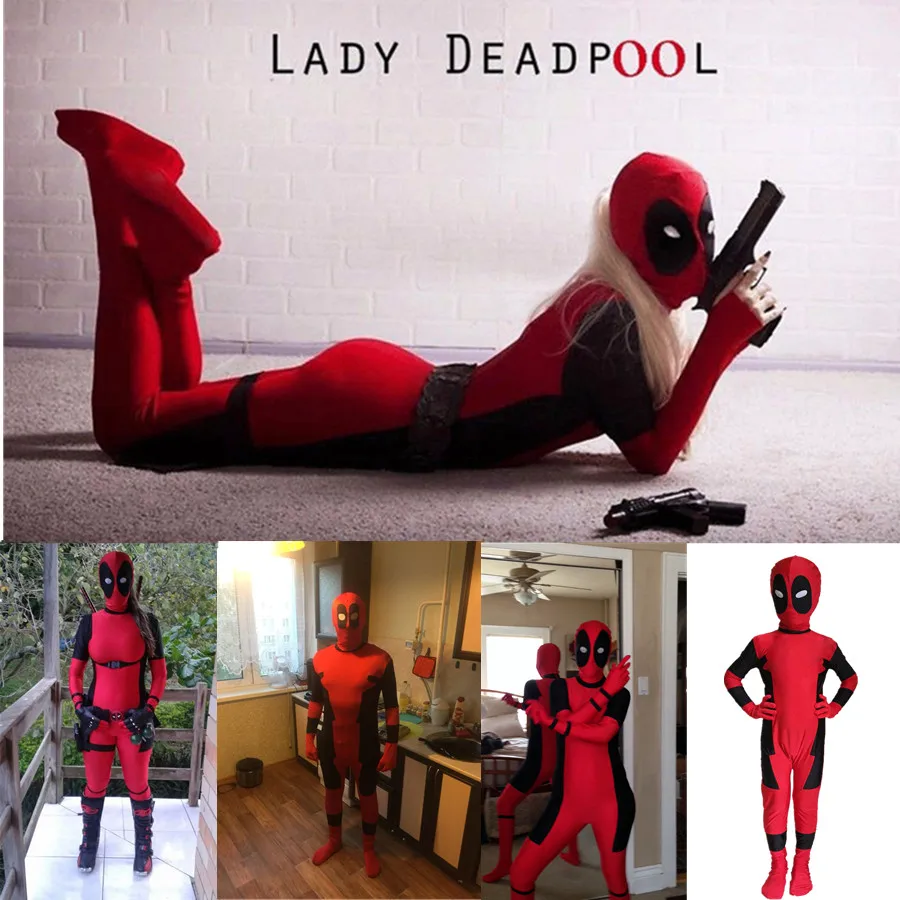 Adult Kids Unisex Deadpool Red Fullbody Superhero Cosplay Costume Tights Zentai Jumpsuits Bodysuit
Adult Kids Unisex Deadpool Red Fullbody Superhero Cosplay Costume Tights Zentai Jumpsuits Bodysuit