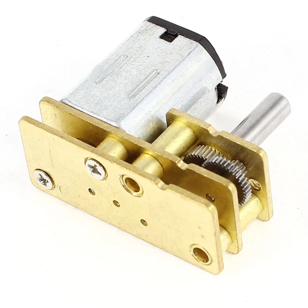Uxcell DC 6V 1000RPM Metal 3mm Diameter Axle Electric Gear Box Speed Reducer Mini Motor with 2 Terminals RC
Uxcell DC 6V 1000RPM Metal 3mm Diameter Axle Electric Gear Box Speed Reducer Mini Motor with 2 Terminals RC