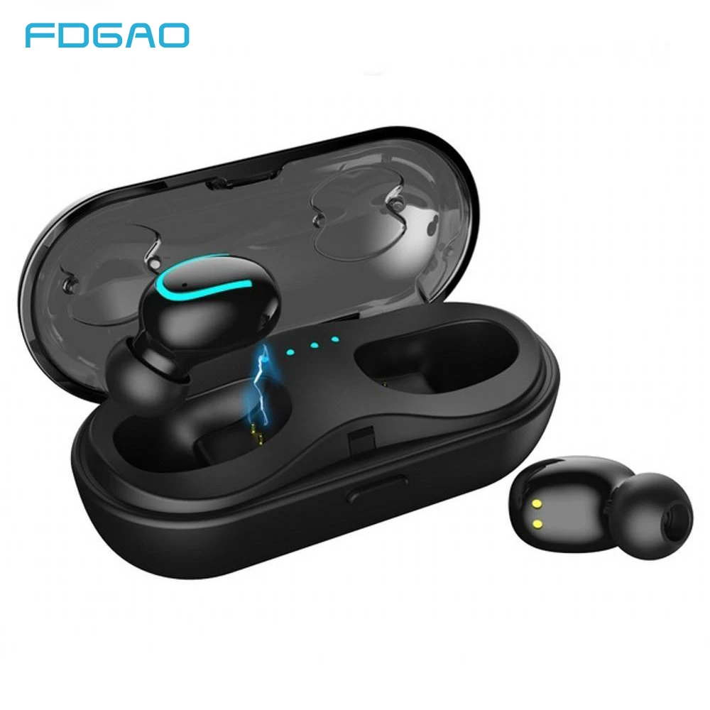 True Wireless Bluetooth Earphones TWS Earphones Stereo Earbuds Sports Headset With Mic Charging Box For Xiaomi Samsung iphone
True Wireless Bluetooth Earphones TWS Earphones Stereo Earbuds Sports Headset With Mic Charging Box For Xiaomi Samsung iphone