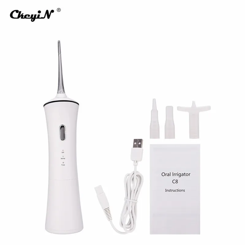 Oral Irrigator USB Rechargeable Water Flosser Portable Dental Water Jet Teeth Cleaning Oral Irrigation Water Dental Cleaner Care
Oral Irrigator USB Rechargeable Water Flosser Portable Dental Water Jet Teeth Cleaning Oral Irrigation Water Dental Cleaner Care