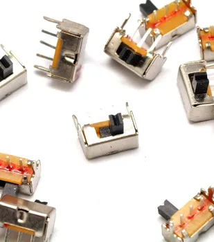 100Pcs AC 250V 3A 2 Position 3Pins SPDT Mini PCB Mount Right Angle Slide Switch SK-12D07 1P2T
100Pcs AC 250V 3A 2 Position 3Pins SPDT Mini PCB Mount Right Angle Slide Switch SK-12D07 1P2T