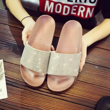 WGZNYN New Shoes Slippers Women Flat Sliders Sandals Diamante Sparkly Colorful Diamond Crystal Fashion Shoes Woman flip-flops W4
WGZNYN New Shoes Slippers Women Flat Sliders Sandals Diamante Sparkly Colorful Diamond Crystal Fashion Shoes Woman flip-flops W4