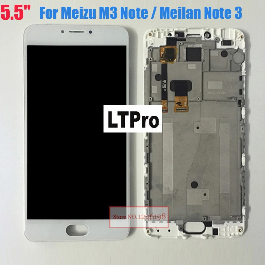 100% Warranty LCD Display+Touch Screen Digitizer Assembly With frame For Meizu m3 note / Meilan note 3 ( not for L681H )
100% Warranty LCD Display+Touch Screen Digitizer Assembly With frame For Meizu m3 note / Meilan note 3 ( not for L681H )
