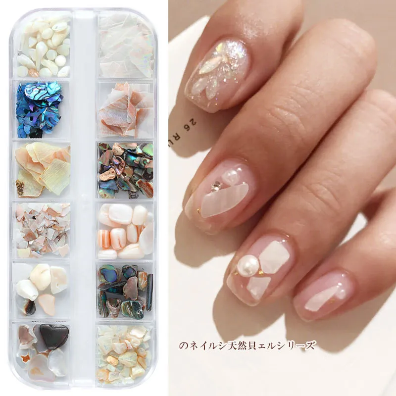 12 Mixed 3D Abalone Shell Irregular Stone Nail Art Decorations Set UV Gel Flake Slider Nails Shimmer Pearl Manicure Polish Tools
12 Mixed 3D Abalone Shell Irregular Stone Nail Art Decorations Set UV Gel Flake Slider Nails Shimmer Pearl Manicure Polish Tools